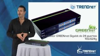 TRENDnet Conmutador GREENnet Gigabit de 24 puertos TEG-S24g