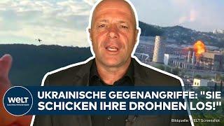 PUTINS KRIEG: "Im russischen Kernland zugeschlagen!" Ukrainischer Drohnenangriff auf Raffinerie!