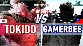 SF6  Tokido (Akuma) vs Gamerbee (Akuma) & Dekopa (Marisa)  SF6 High Level Gameplay