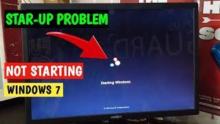 Windows 7/10/11 is Stuck on Welcome Screen Solved 2024 | How to Fix Windows 7 Startup Problem