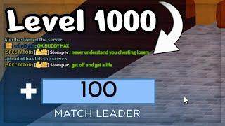 Level 1000 Thinks I Cheat In Roblox Arsenal...