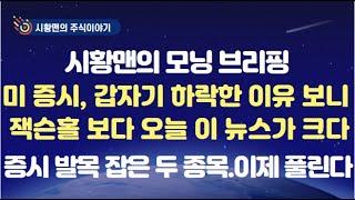 모닝 브리핑. 미 증시 갑자기 하락한 이유. 메가7 주가 끌어 내린 결정적 재료. 신흥 시장 주목하는 글로벌 큰손들. 코스닥 부담 준 두 종목. 풀린다? 장중 이 뉴스 꼭 체크