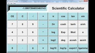 How to Create  Scientific Calculator in Python - Part 1 of 3