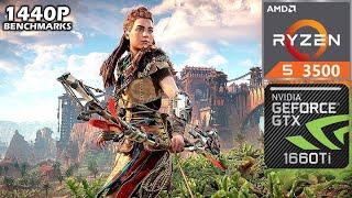 Horizon Zero Dawn Remastered | GTX 1660 TI + Ryzen 5 3500 | Benchmarks | 1440p ULTRA