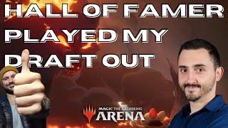 MTG HALL OF FAMER PLAYED MY DRAFT OUT | Bloomburrow Draft | MTG Arena