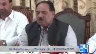 24 Report: Prime Minister Azad Kashmir Chaudhry Abdul Majeed's press conference in Islamabad