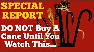 Cane Self Defense: DO NOT Buy a Cane, Until You Watch This!