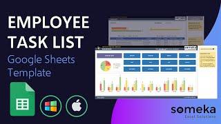 Employee Task List Google Sheets Template | Team To Do List Tool