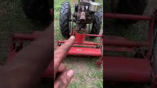 David Bradley reel mower with clutch