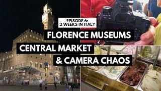 Museum Hopping in Florence and Central Market Food (BONUS Gelato Tips) | Day 6 - Two Weeks in Italy