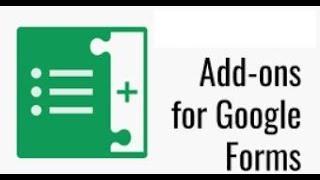 Add-ons for google forms