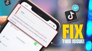 How to Fix "Response with an Error" on TikTok | TikTok Not Working on iPhone