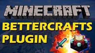 Custom recipes and crafting in Minecraft with Better Crafts Plugin