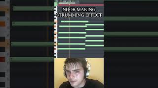 noob vs pro strummng in fl studio #meme #producermemes #flstudio #producerlife #producer #memes