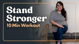 Advanced Standing Workout to Strengthen Legs After Stroke – 10 Min Workout