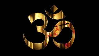 ॐ om devotional animated black screen background video in gold effects hd