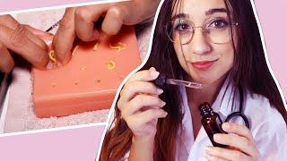 ASMR Skin Treatment ~ Satisfying Pimple Popping/Cleaning | Medical Roleplay