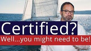 Do I need certification if I charter bareboat?