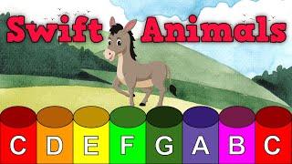 Swift Animals - Carnival of the Animals [Saint-Saëns] - Boomwhacker Play Along