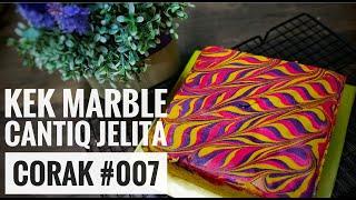 Cara Melorek Kek Marble CantiQ Jelita Corak #007