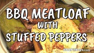 BBQ Meatloaf and Stuffed Peppers