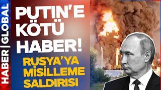 Putin'e Kötü Haber! Rusya'nın Stratejik Tesisi İHA Saldırısıyla Vuruldu