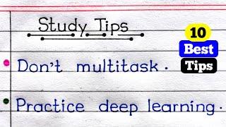 How To Study With Full Concentration | How To Concentrate On Studies | Study Tips |