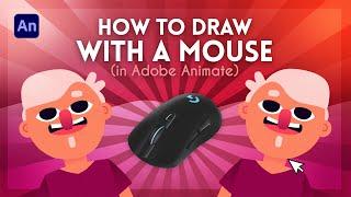 How to Draw With a Mouse in Adobe Animate