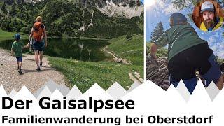 Familienwanderung zum Gaisalpsee | Spannenende Tour in den Allgäuer Alpen | T3