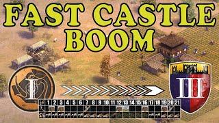 Como hacer Fast Castle + BOOM (guía paso a paso) Age of Empires 2 DE