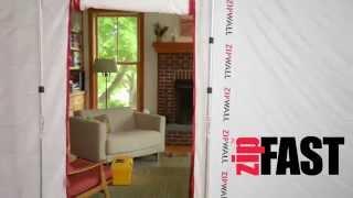 ZipWall ZipFast Reusable Barrier Panels – How to Contain Dust without Plastic Sheeting