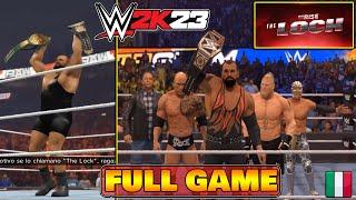 WWE 2K23 (La Mia Ascesa) My Rise The Lock | FULL GAME ITALIANO