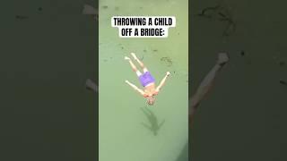 THROWING A CHILD OFF A BRIDGE  With @Parker_Zebell