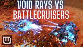 Starcraft 2: VOID RAYS vs BATTLECRUISERS! (Neeb vs Special)