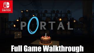 Portal 1 Nintendo Switch Full Game Walkthrough (Portal Companion Collection)