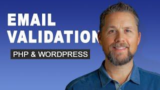 Validate An Email Address using WordPress and PHP, Verify The Email Address by it's domain