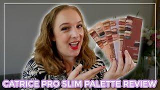 CATRICE PRO SLIM EYESHADOW PALETTE REVIEW // All 6 palettes incl. ranking, swatches & looks