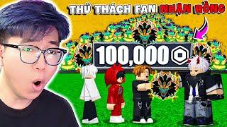 BI HUỲNH THỬ THÁCH 100 NGƯỜI CHƠI CHIẾN ĐẤU DÀNH PHẦN THƯỞNG 100K ROBUX TRONG BLOX FRUITS