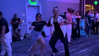 James Cobo and Karel Flores dancing Salsa at the San Francisco SBK Congress