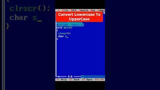 Convert a String into Lowercase to Uppercase | C Programming