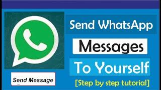 How To Send WhatsApp Message To Self