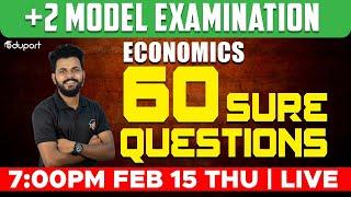 Plus Two Economics Model Exam | 60 Sure Questions | Eduport Commerce & Humanities