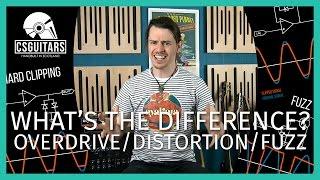 Overdrive vs Distortion vs Fuzz: What's The Difference?