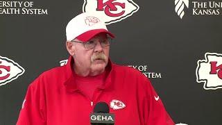 Chiefs HC Andy Reid on Mahomes: 'If he can go, he'll go'