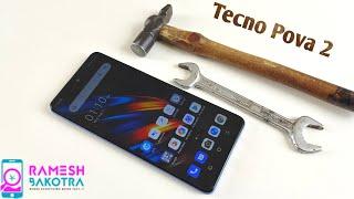 Tecno Pova 2 Screen Scratch test