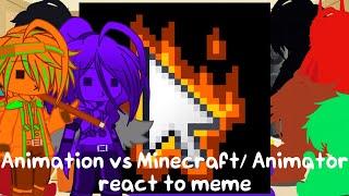 Animation vs Minecraft/ Animator react to memes//GNRV//(Read desc)