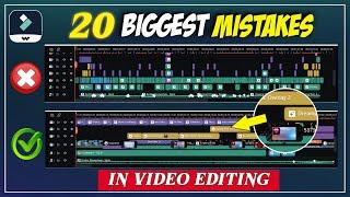 Top 20 Video Editing Mistakes You Should Avoid! Filmora 12 Tutorial