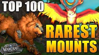 The Top 100 Rarest Wow Mounts Of 2024