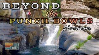 BEYOND Punch Bowls Waterslide | Los Padres Mountains Santa Paula CA | Best Waterfall Hike