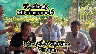590 | Lần đầu Mít được ăn đám giỗ miền tây, Ông tây không biết vé số Việt Nam